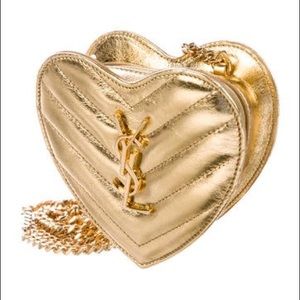 YSL heart shaped bag